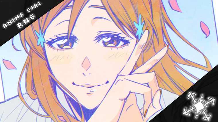 A high-rarity aura cutscene in Anime Girl RNG